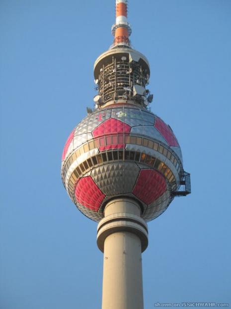 Fernsehturm in 2006 to celebrate the FIFA World Cup.